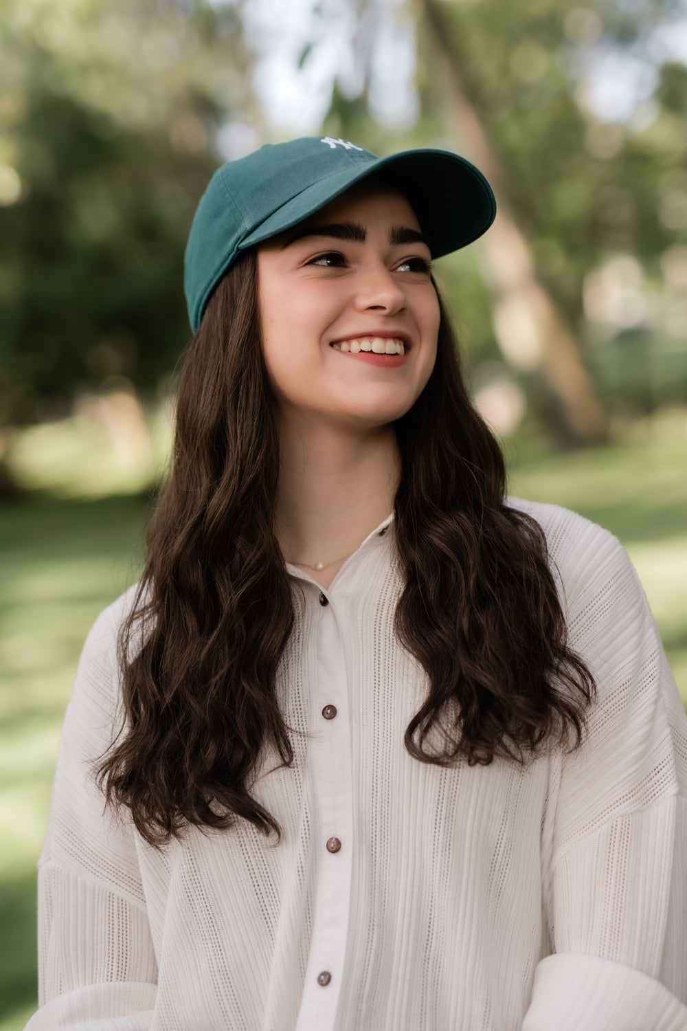 CLASSIC Dark Brown Wavy Hat Wig