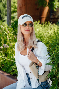 Sample Sale - MIDI Butter Blonde Hat Wig