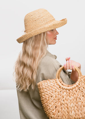 23" Sale Salt Natural Wave Hat Wig