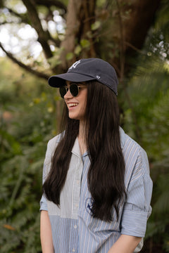 Sample Sale -SUPER Dark Brown Light Wave Hat Wig