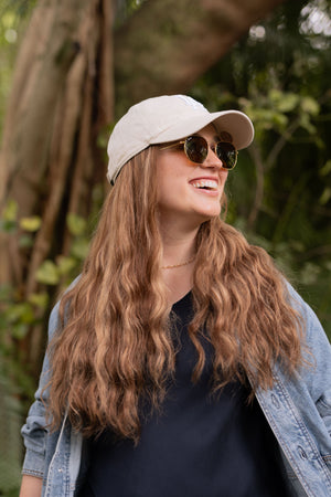 SUPER Bronde Wavy Hat Wig