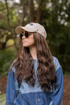 SUPER Mocha Wavy Hat Wig