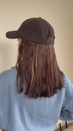 Midi Medium Brown with Highlights Sample